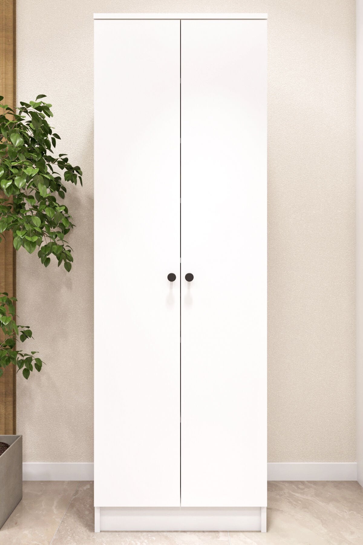 E53 Çok Amaçlı Dolap Mutfak Dolabı , Banyo Dolabı , Kiler Dolabı Beyaz