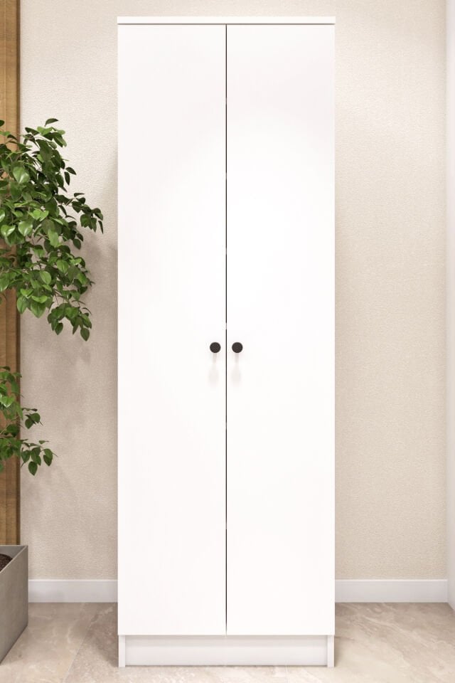 Ases E53 Çok Amaçlı Dolap Mutfak Dolabı , Banyo Dolabı , Kiler Dolabı Beyaz