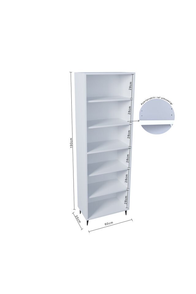 Ases E51 Çok Amaçlı Dolap Mutfak Dolabı , Banyo Dolabı , Kiler Dolabı , Ayakkabılık Dolabı Beyaz