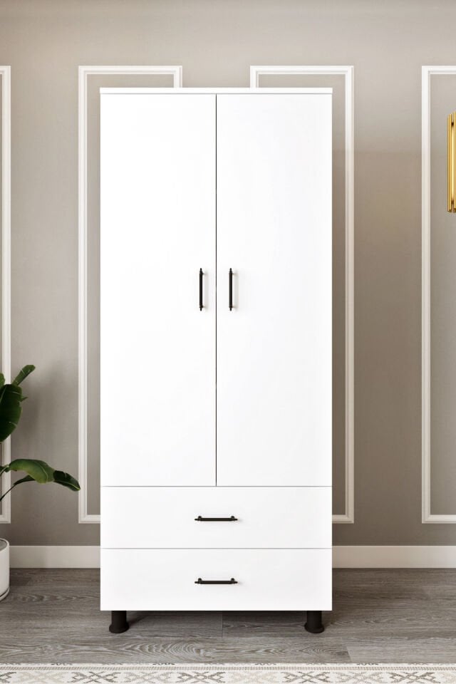 Ases Mobilya Asl6330 Çok Amaçlı Dolap 2 Kapaklı ve 2 Çekmeceli Dolap