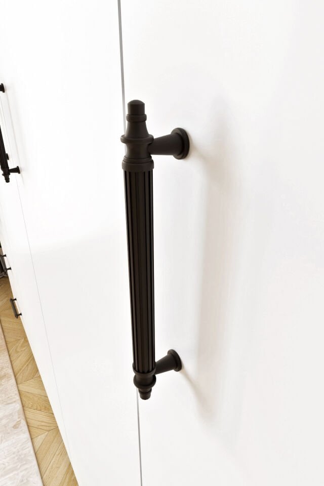 Ases Mobilya Asl8850 Gardırop 6 Çekmeceli 4 Kapaklı Geniş Modern Tasarım Beyaz-Safir Meşe